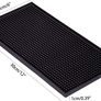 Bar Mat Spill Mat for Home Bar Decor for Home Durable Rubber 12" x 6" Small Large Home Bar Accessories Bar Gifts Bar Mats for Countertop(2 Pack) Image 2