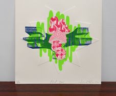 Leah Hewson / Graphic Studio Dublin, Fine Art Embossed Copperplate Etching Screen Print