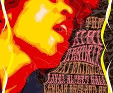 Jimi Hendrix - Royal Albert Hall - 1969 - Rare Mini Print/Poster
