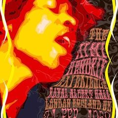Jimi Hendrix - Royal Albert Hall - 1969 - Rare Mini Print/Poster