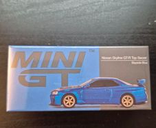 Mini GT Nissan Skyline GT-R Top Secret Bayside Blue New Sealed