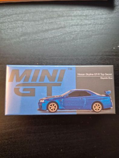Mini GT Nissan Skyline GT-R Top Secret Bayside Blue New Sealed