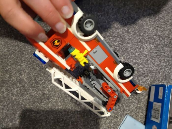 limited edition Lego 60107 firetruck