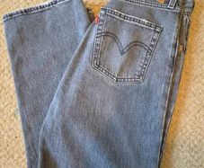 Levi Rib Cage Straight Ankle Jeans - 26W