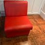 Red leatherette chairs Image 2