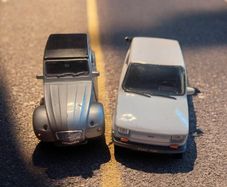 Citreon 2 CV. Fiat 126 Welly 1.43