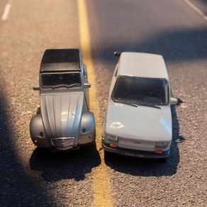 Citreon 2 CV. Fiat 126 Welly 1.43