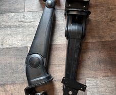 Monitor gas filled arm clamps