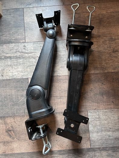 Monitor gas filled arm clamps
