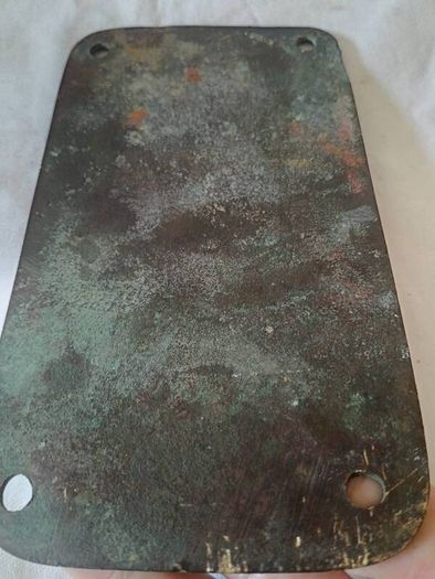 19th Century Bronze Machinery Placque