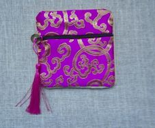 Silk purse, Coin purse, Jewellery storage.