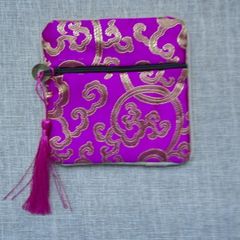 Silk purse, Coin purse, Jewellery storage.