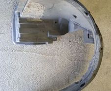2013 nissan micra LH front wing liner
