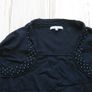Chesca ladies Jumper Navy with pearl design size 2 or 16 to 18 Image 3