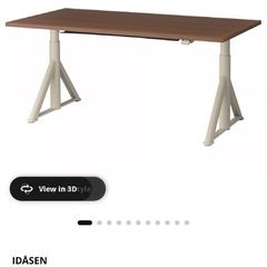 Sitting standing motorised Desk