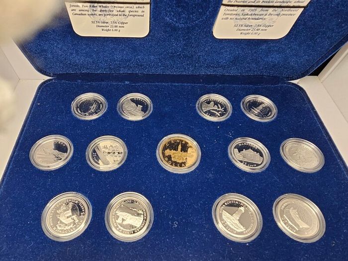 Canada 1992 Silver Proof 25 Cents 125th Anniversary of Confederation in Original Holder with COAs