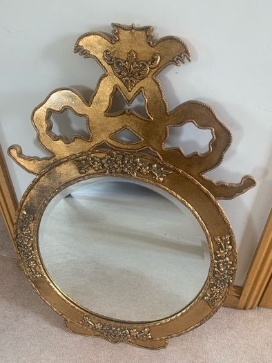 gold guilded mirror