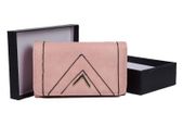 New Stylish Pink - New Style Purse With Metal Bar