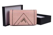 New Stylish Pink - New Style Purse With Metal Bar