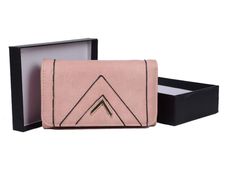 New Stylish Pink - New Style Purse With Metal Bar