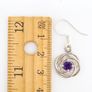 Handmade Sterling Silver And Amethyst Earrings Image 7