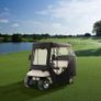 2 Passenger Golf Cart Cover Waterproof Driving Enclosure 600D Polyester Image 3