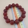 Vintage Melon Shape Carnelian Agate Beads Bracelet Image 9