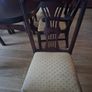 mahogany dining table and 6 chairs Image 2