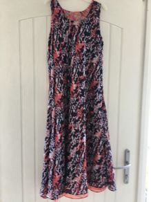 Never Worn 2 Dresses in 1 Ladies Reversible Chiffon Dress Size 12