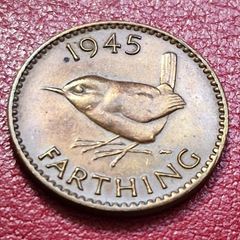 Great Britain 1945 1/4d Farthing coin
