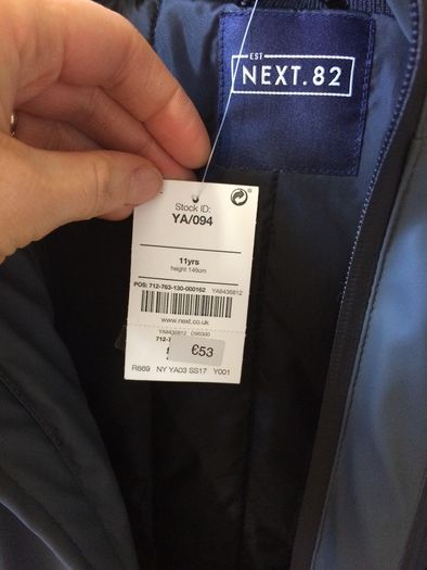 boys Next brand new coat