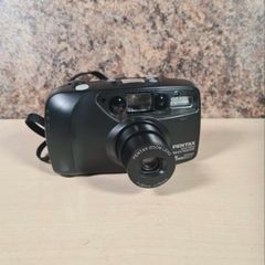 Pentax Iqzoom Ezy 35mm Film Camera Point And Shoot Vintage Retro