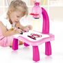 LED Drawing Projector Table for Kids Boy Girls Painting Board Toy w/ Light&Music Image 3