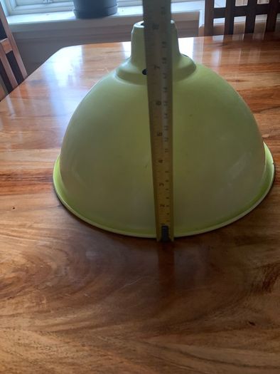 Vintage yellow light shade