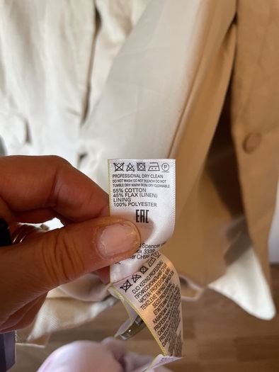 AUTOGRAPH cotton linen Blazer