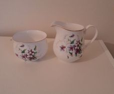Royal Stuart Fine Bone China Sugar Biwl & Sugar Bowl set