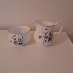 Royal Stuart Fine Bone China Sugar Biwl & Sugar Bowl set