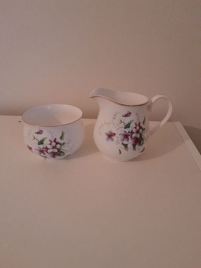 Royal Stuart Fine Bone China Sugar Biwl & Sugar Bowl set