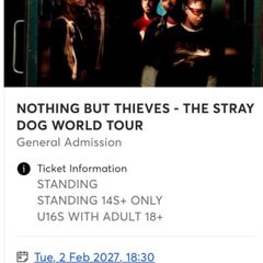 nothing but thieves standing ticket