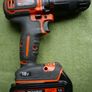 Black and Decker 18V Lithium-ion 2 Gear Hammer Drill  Charger, new Battery Image 7