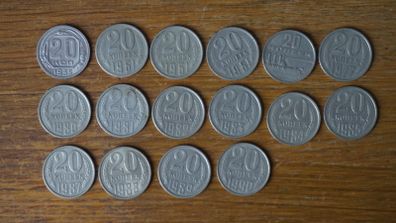 20 Kop. 1935, 1961-90 Ussr