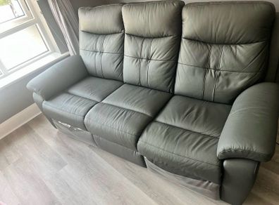 Grey Sorena Electric Recliner Suite