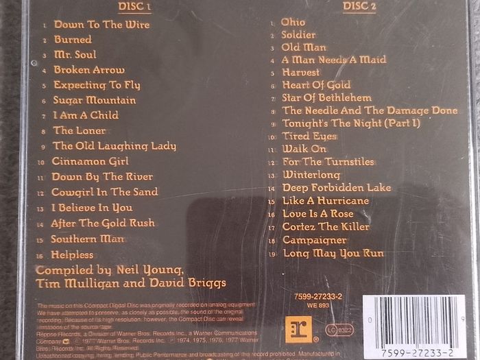 Neil Young - Decade 1977 2 x CD (2004) Compilation Reissue German Pressing EX+ Folk Rock