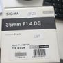 Sigma Art 35mm f1.4 Nikon mount Image 7