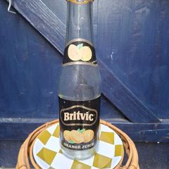 Vintage Large Glass Britvic Bottle