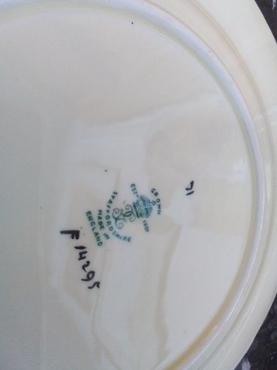 Two Crown Staffordshire Side Plates