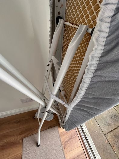 iron and ironing board