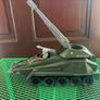 1987 G.I. Joe Persuader vehicle with its driver action figure, Backstop, made by Hasbro as part of the A Real American Hero series Image 8