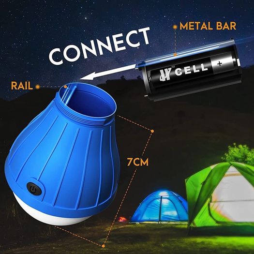 Camping Lights Tent Lights, Emergency Lights, Gifts for Kids, Waterproof LED Camping Lantern Light Bulb for Camping, Hiking, Fishing, Mountaineering, Power Cuts (FREE POSTAGE)