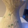 Beleek extra large Daisy Vase with hand painted shamrocks Image 5
